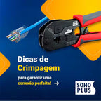 Alicate de Crimpagem RJ-45 de Passagem Soho Plus Furukawa