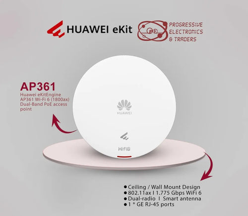 Access Point Wi-fi6 Ap361 Ax1800 Dual Band 1775mbps Huawei
