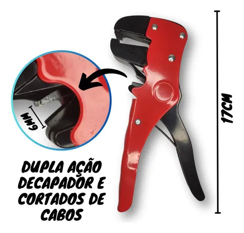 Alicate Cortador e Decapador De Cabo tipo Papagaio