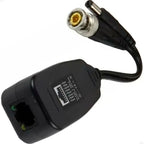 Power Video Balun Par Conector Alimentação Rj45 P/ Bnc 8mp