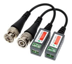 Conector Vídeo Balun Câmeras AHD CVI HDTVI Transmissão UTP