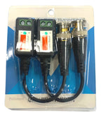 Conector Vídeo Balun Câmeras AHD CVI HDTVI Transmissão UTP
