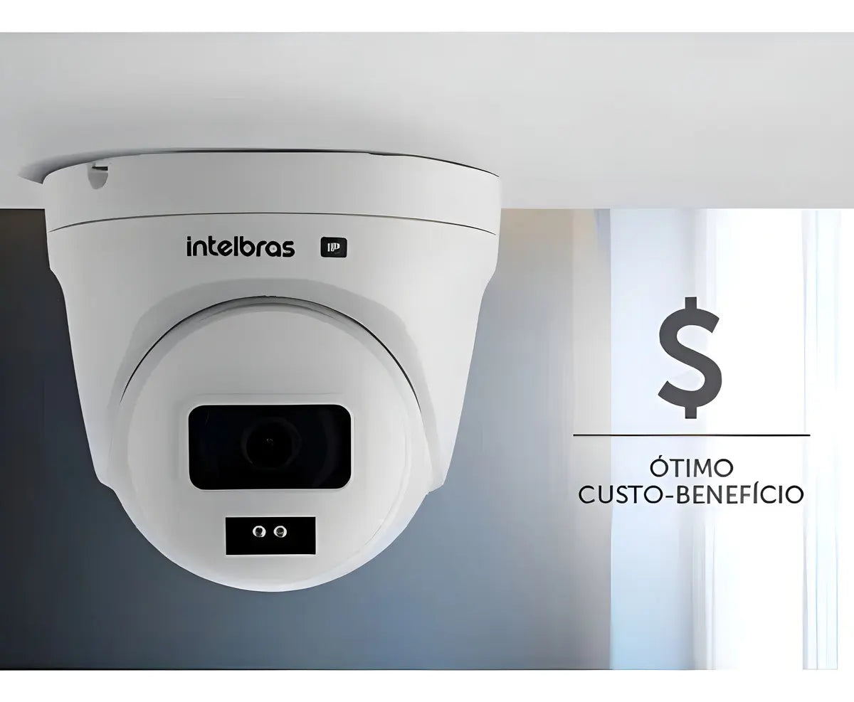 Câmera Ip Dome 1230d G4 Full Hd Ir 30m Poe Intelbras