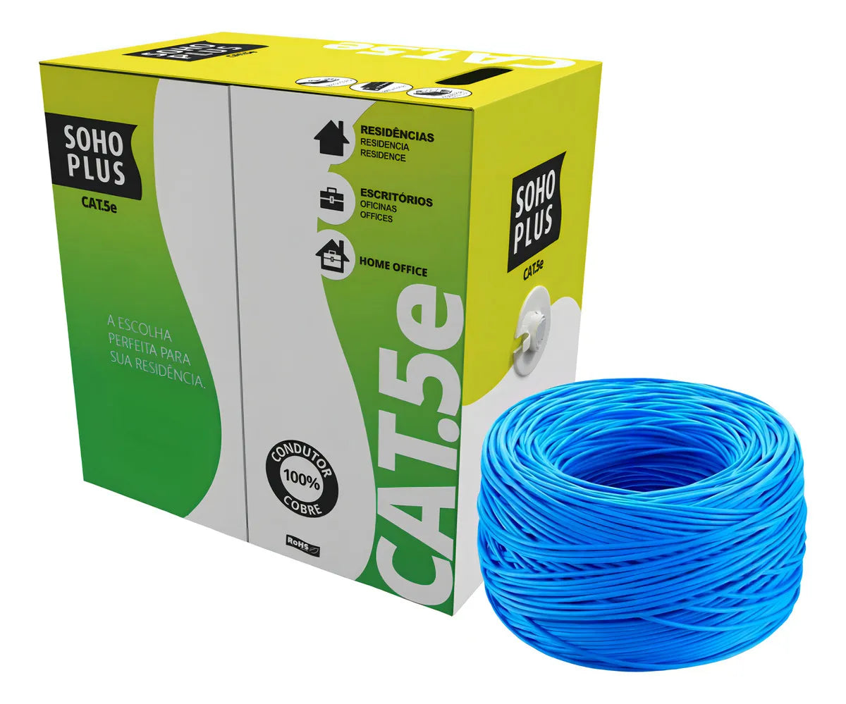 Caixa de cabo CAT5e 305m Soho Plus Furukawa