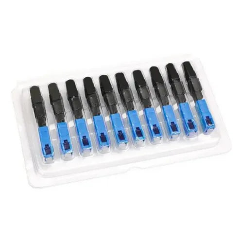 Conector Óptico de Campo SC/UPC Azul - 10 PC