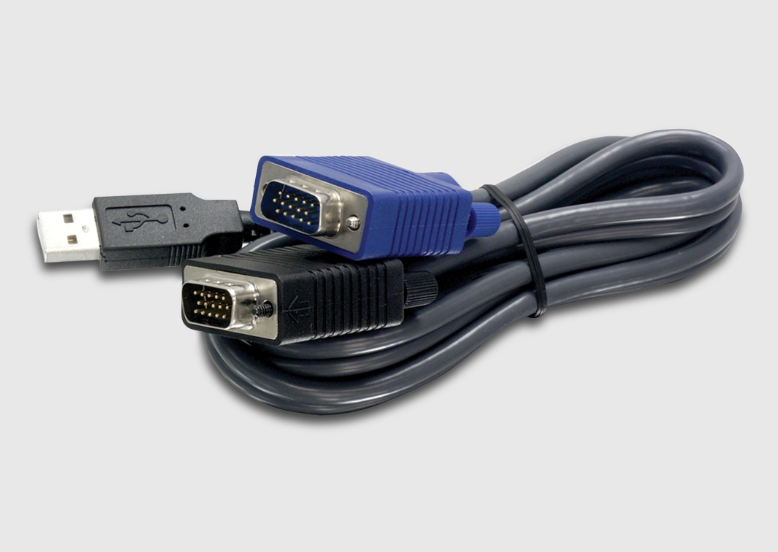 Cabo TrendNet KVM TK-CU06 1,8m Vga e Usb