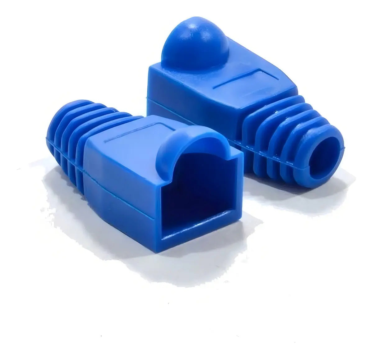 Capa Protetora Rj4 Cat5e / Cat6 Macho Azul