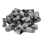 Capa Protetora Rj4 Cat5e / Cat6 Macho Cinza