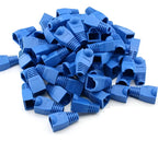 Capa Protetora Rj4 Cat5e / Cat6 Macho Azul