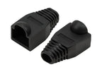 Capa Protetora Rj4 Cat5e / Cat6 Macho Preto