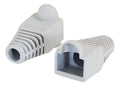 Capa Protetora Rj4 Cat5e / Cat6 Macho Branco