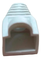 Capa Protetora Rj4 Cat5e / Cat6 Macho Branco