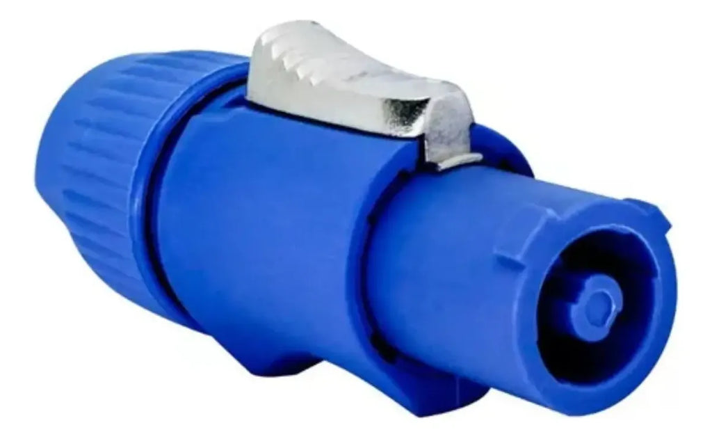 Plug Powercon Macho Linha Azul 20a - Iluminação E Som
