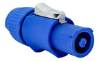 Plug Powercon Macho Linha Azul 20a - Iluminação E Som