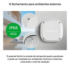 Caixa De Passagem Externa Para Cftv Vbox 1100e Intelbras Cor Branco