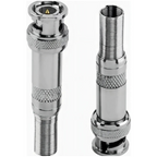 Conectores Bnc Macho C/mola P/cabo 4mm Cftv