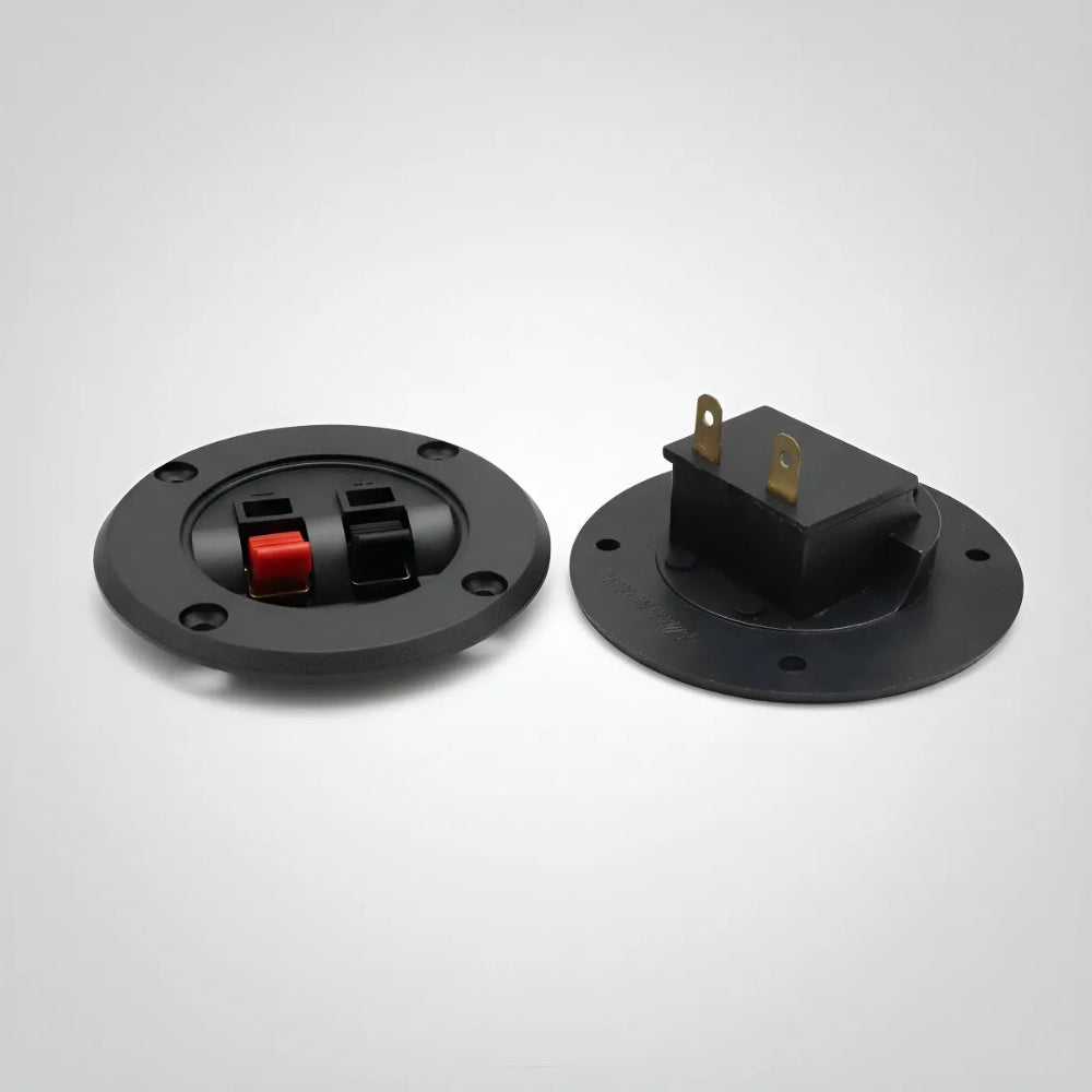 Conectores Borne Redondo 1v Pressão 5,4cm Preto