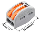 Conectores De Alavanca 2 Vias Pct-212 - Borne Rapido