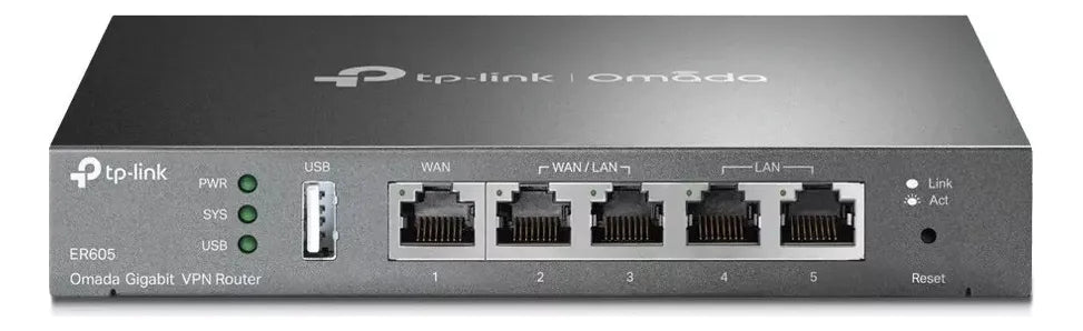 Roteador Tp-link Load Balance Router Multi-wan Vpn Tl-er605
