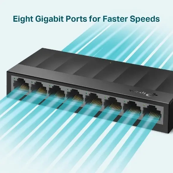 Switch Gigabit De Mesa Tp-link 8 Portas Ls1008g