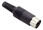 Plug Conector Din 5 Pinos Macho 180 Graus P/fontes