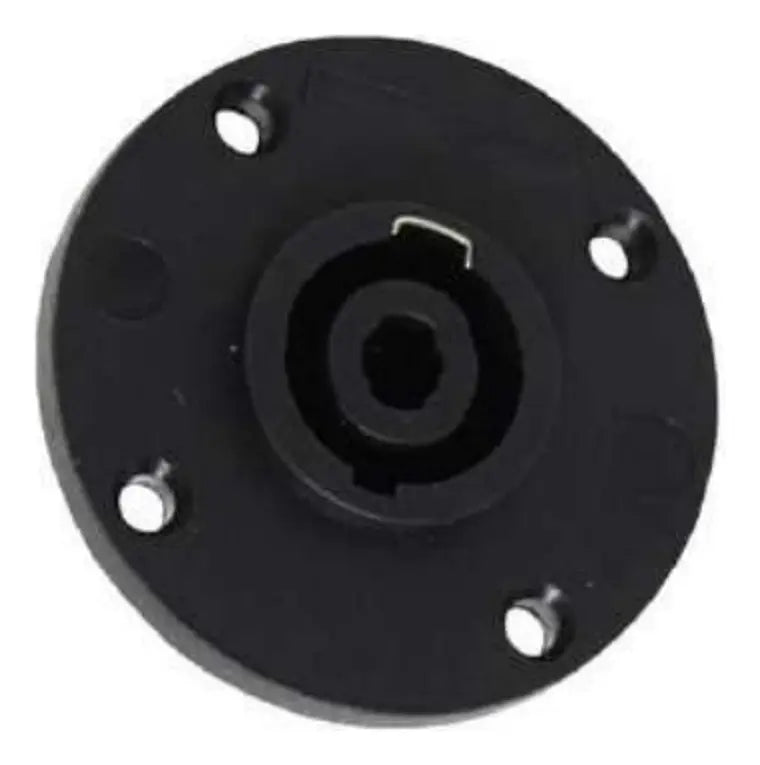 Conector Speakon Fêmea Dts Redondo, 4 Vias