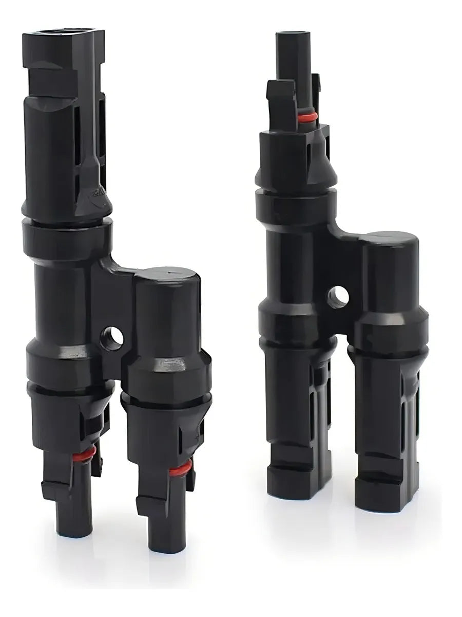 Conector Mc4 2 Vias Tipo Y Par Macho E Femea S/solar