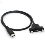 Cabo Extensor Usb-c x Para Painel Tipo-C 50cmm
