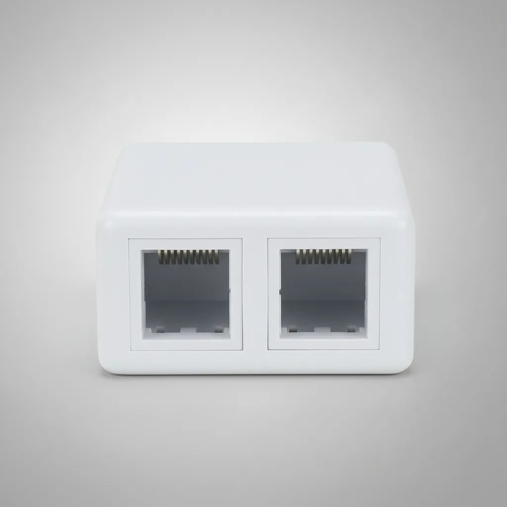 Caixa De Sobrepor Para Rj45,(Surfacebox) C/2 Saidas
