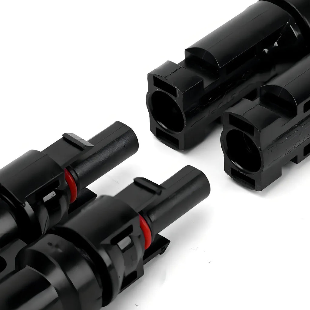Conector Mc4 2 Vias Tipo Y Par Macho E Femea S/solar