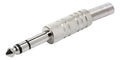 Conector P10 Macho Estéreo Reforçado Com Mola