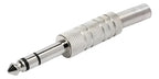 Conector P10 Macho Estéreo Reforçado Com Mola