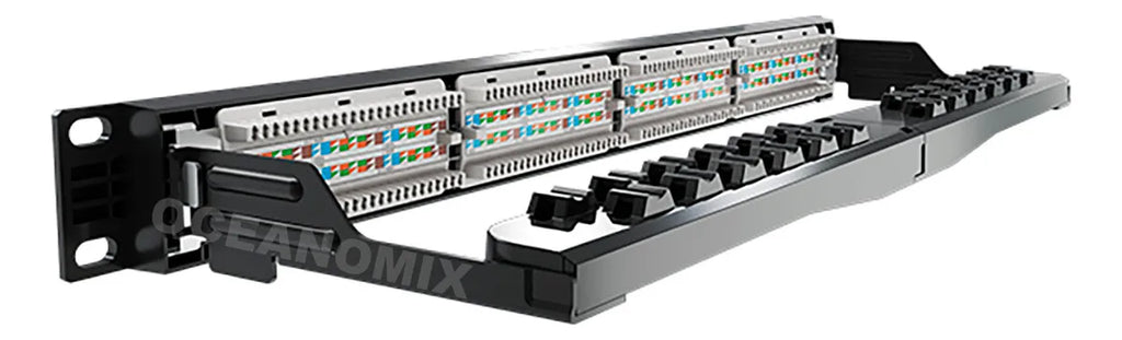 Patch Panel 24portas Cat5e T568A/B Soho Plus Furukawa