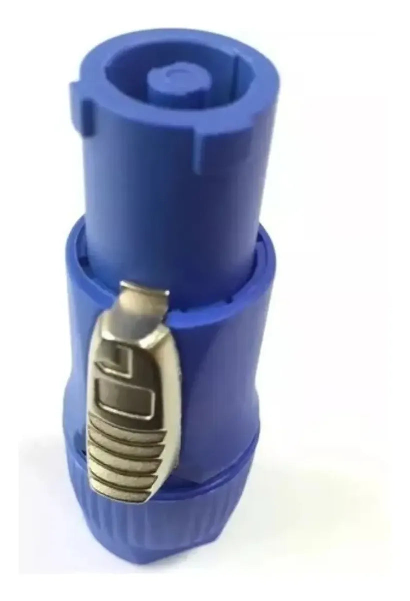 Plug Powercon Macho Linha Azul 20a - Iluminação E Som