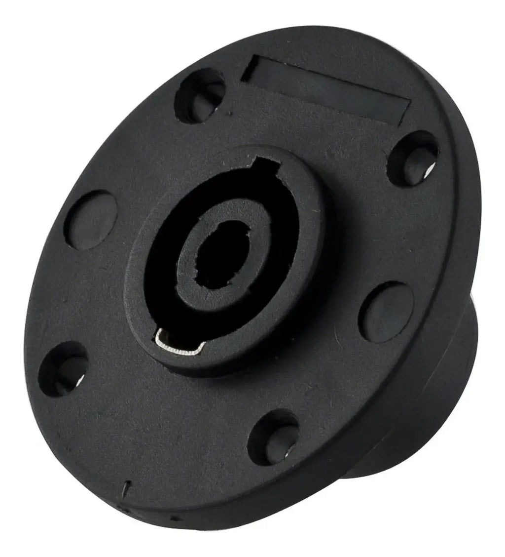 Conector Speakon Fêmea Dts Redondo, 4 Vias
