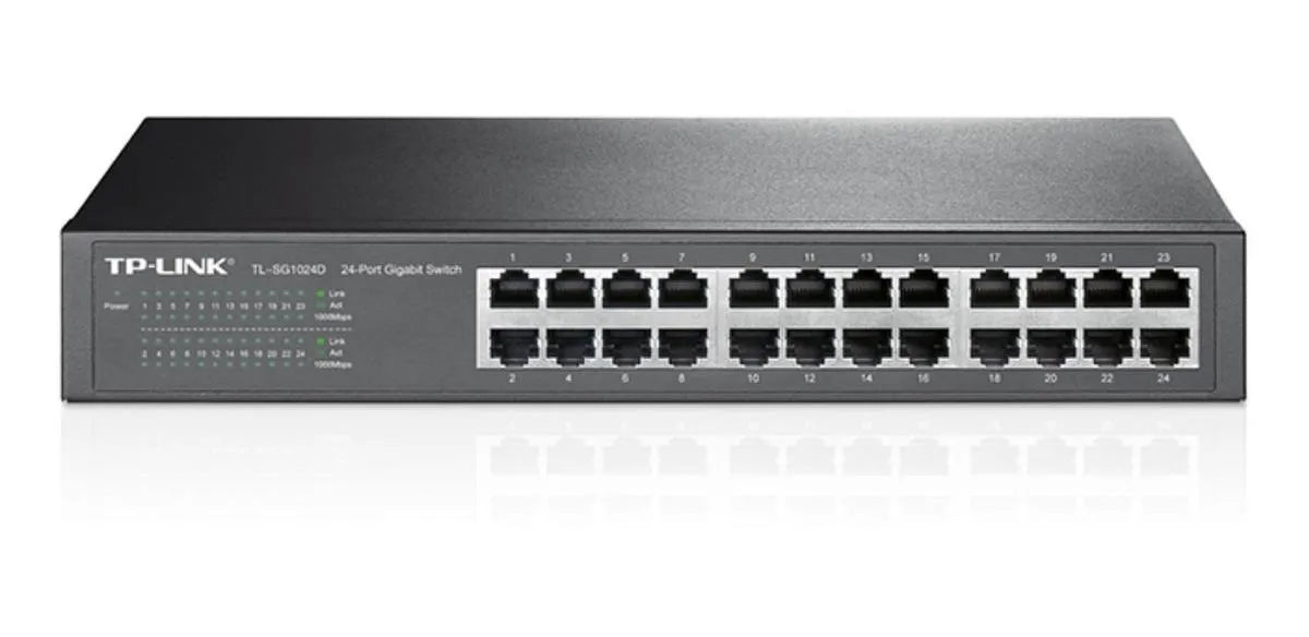 Switch 24P Giga TL SG - 1024 D TP LINK