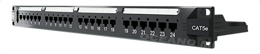 Patch Panel 24portas Cat5e T568A/B Soho Plus Furukawa