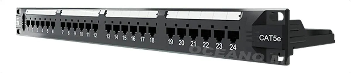 Patch Panel 24portas Cat5e T568A/B Soho Plus Furukawa