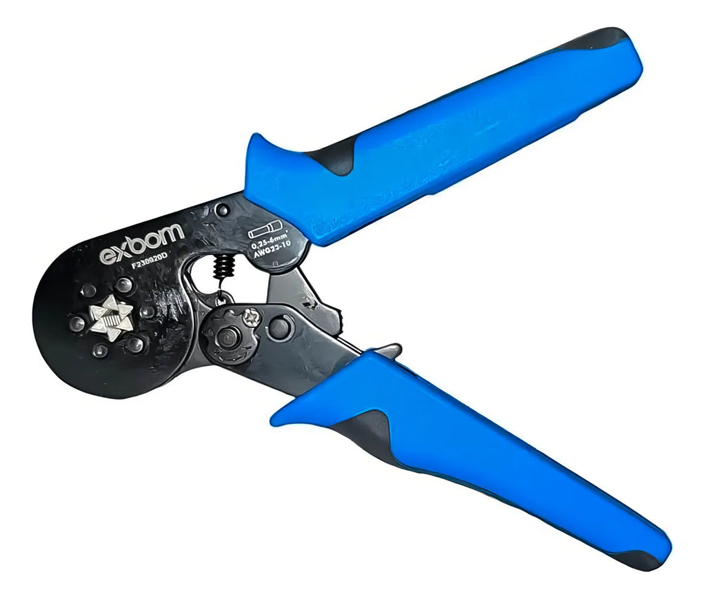 Alicate Crimpador Ilhós Tubular Cabo Estrelar 0,25 A 6mm