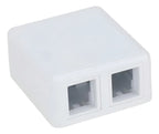 Caixa De Sobrepor Para Rj45,(Surfacebox) C/2 Saidas