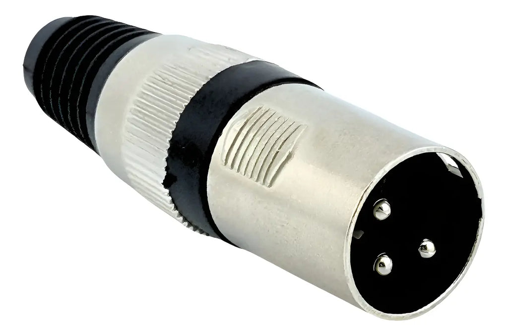 Plug Xlr Canon Macho Profissional 3 Pinos
