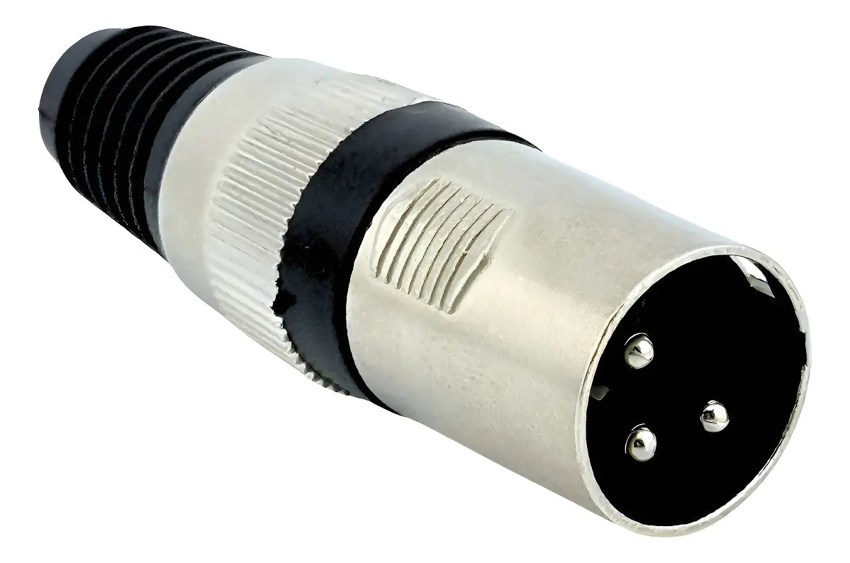 Plug Xlr Canon Macho Profissional 3 Pinos