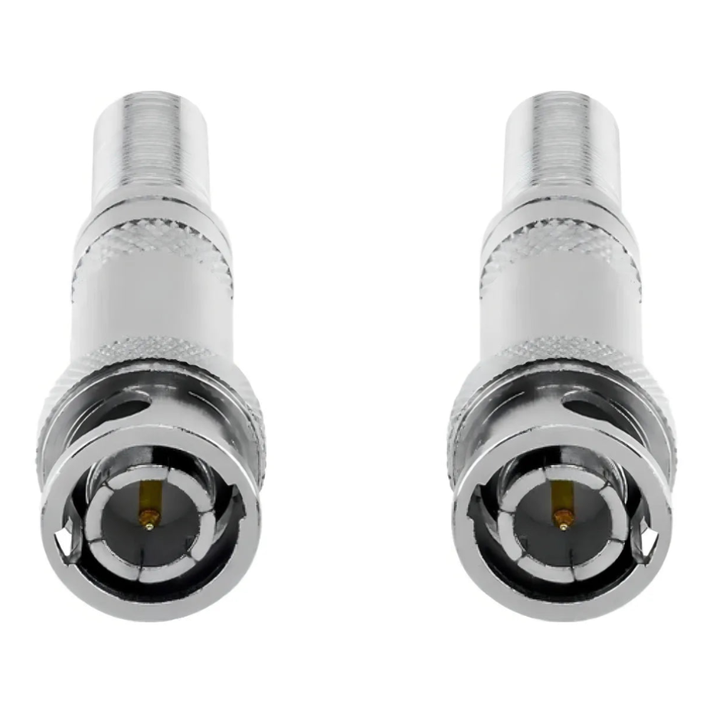Conectores Bnc Macho C/mola P/cabo 4mm Cftv