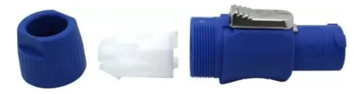 Plug Powercon Macho Linha Azul 20a - Iluminação E Som