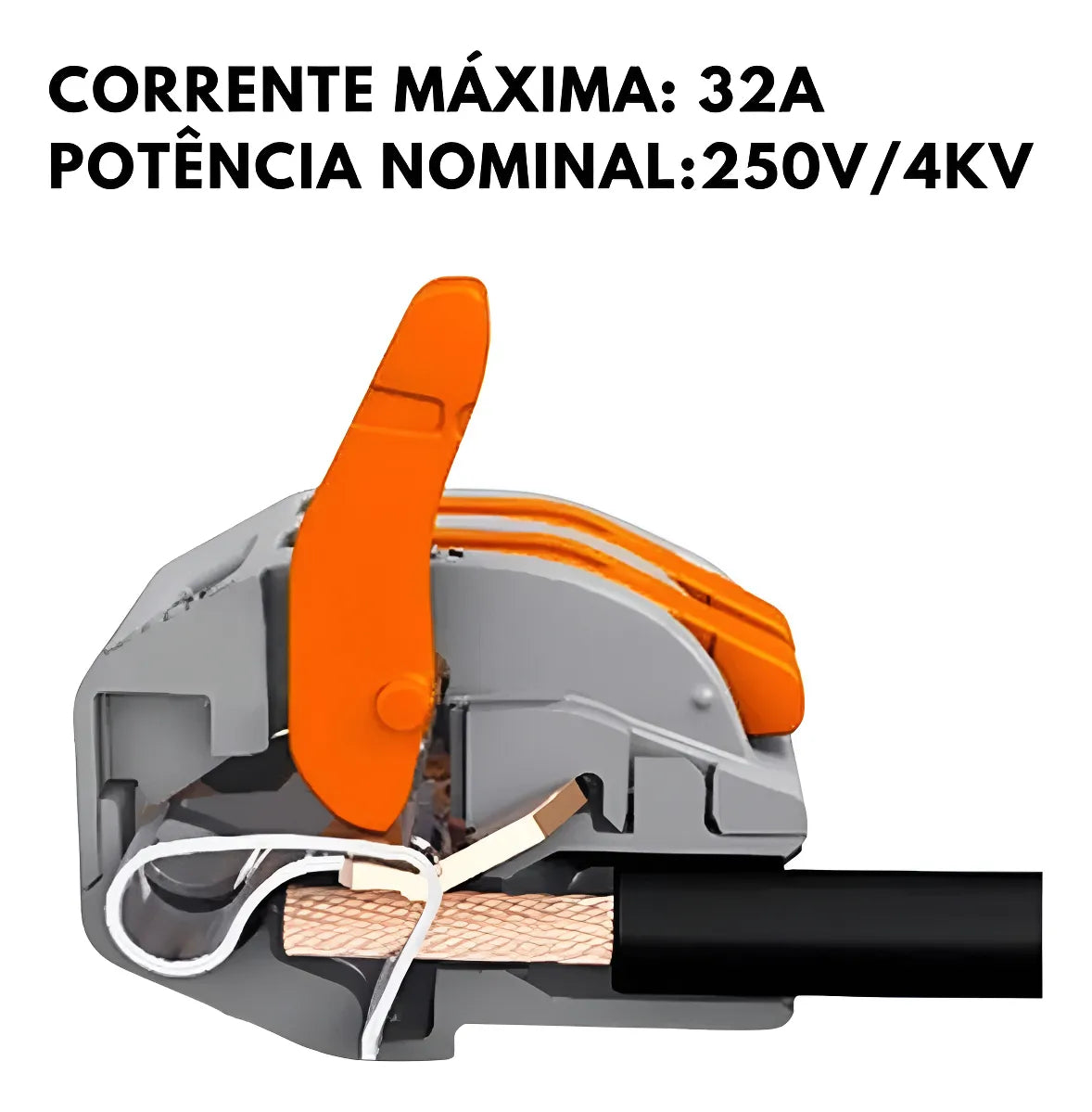 Conectores De Alavanca 2 Vias Pct-212 - Borne Rapido
