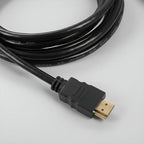 Cabo HDMI 3m 90 Graus Conector ouro preto
