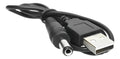 Cabo De Força Usb P4 5.5mm 80cm Cor Preto