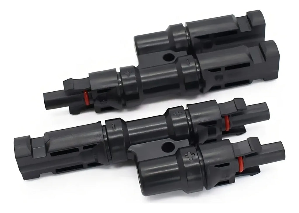 Conector Mc4 2 Vias Tipo Y Par Macho E Femea S/solar