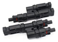 Conector Mc4 2 Vias Tipo Y Par Macho E Femea S/solar