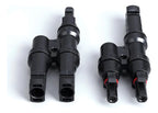 Conector Mc4 2 Vias Tipo Y Par Macho E Femea S/solar